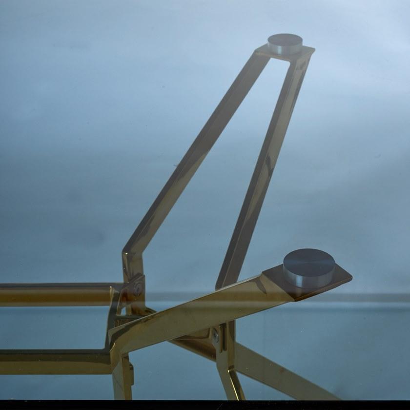 Pols Potten Прямоугольный стол из стали и стекла  370-010-002  - Вид №3