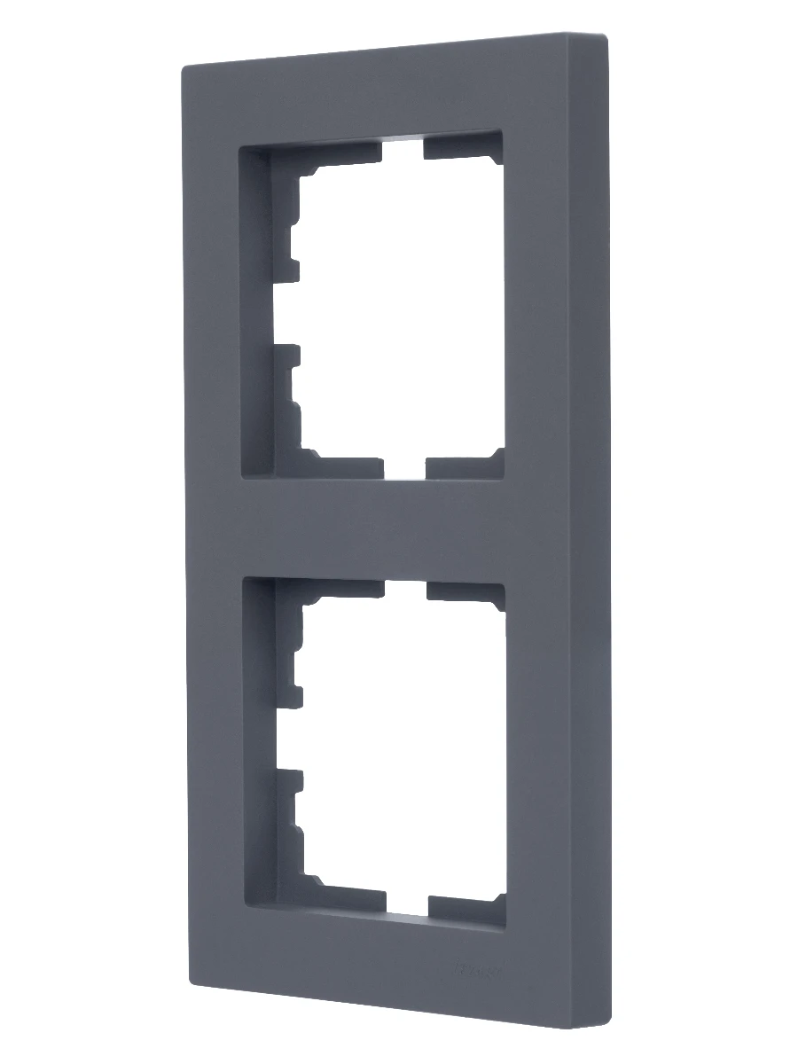 VESNA Рамка 2-я вертикальная графит LEZARD 742-3400-152 - Вид №3