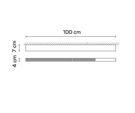 Алюминиевый светодиодный потолочный светильник Vibia смещение ARCH-00122595 - Вид №8
