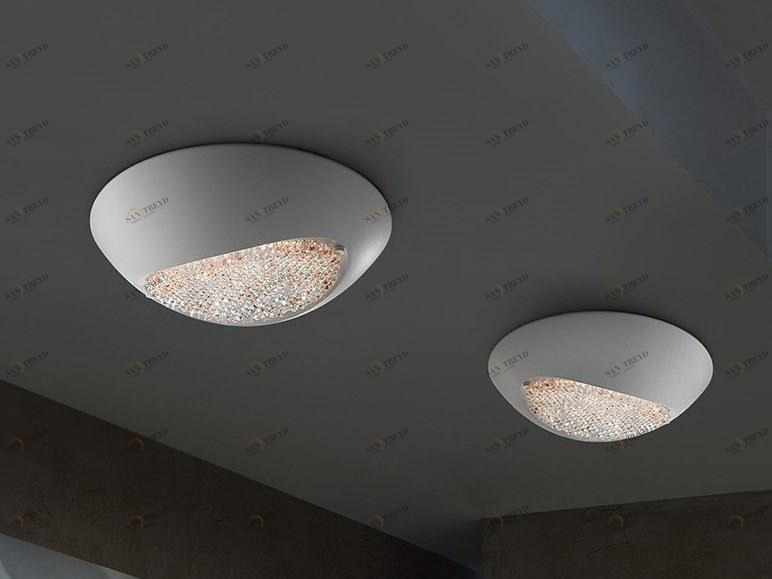 Masiero Светодиодный потолочный светильник из алюминия с кристаллами swarovski® Blink sun-id-1467409