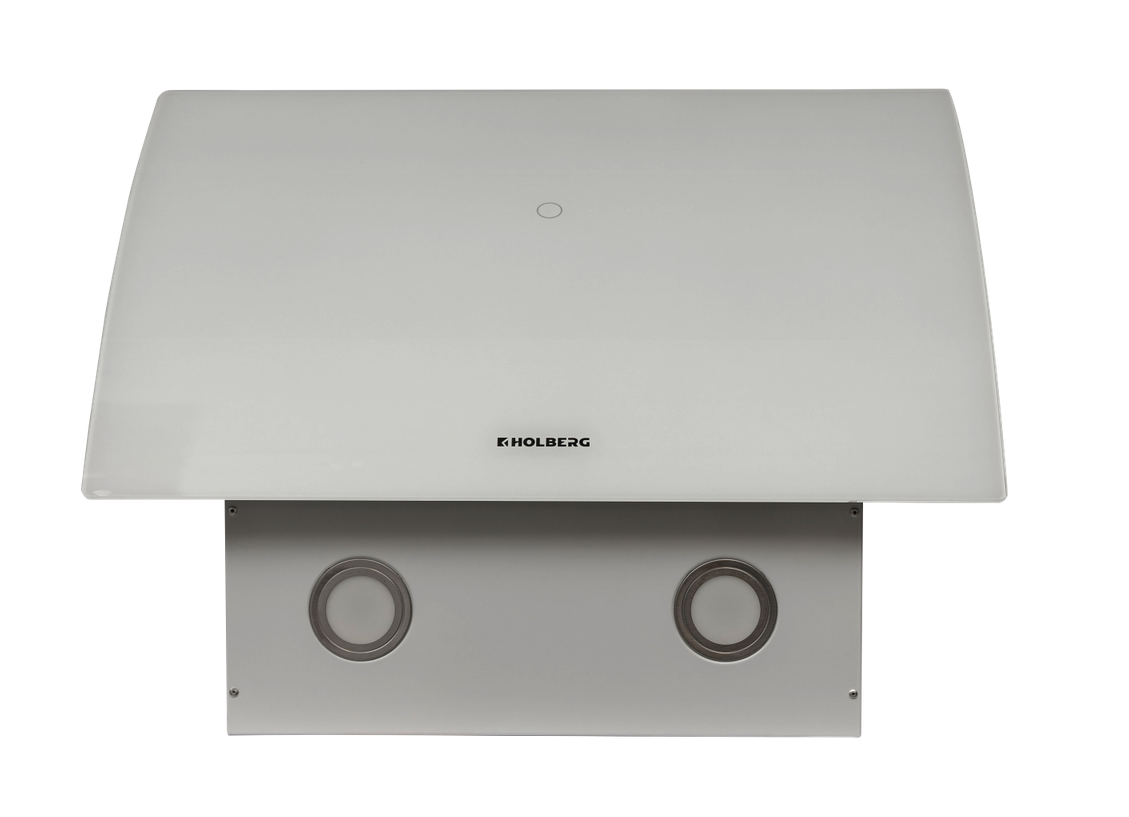 9118244 Вытяжка наклонная HOLBERG LUNA 600TW белый STDN-0105344