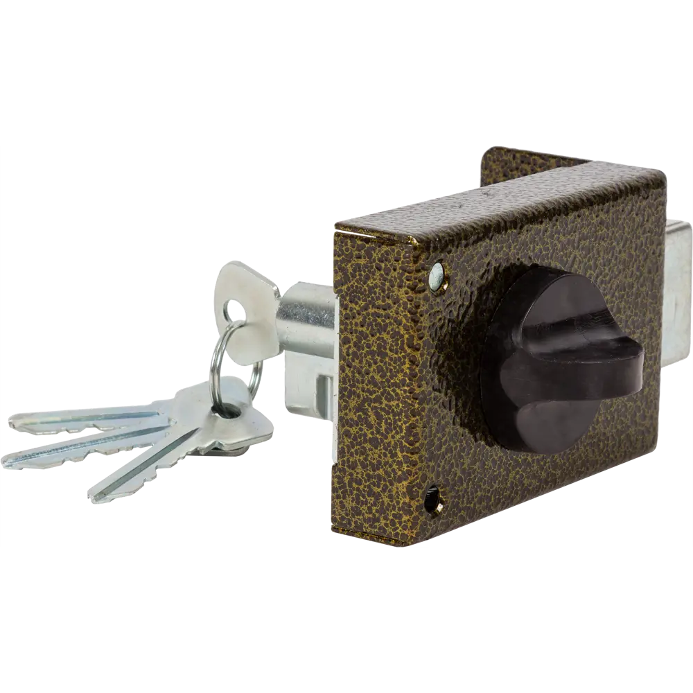 ЗЕНИТ Омега-ЗН-1: Накладной замок в бронзе для надёжных дверей 82126219 STLM-0019802