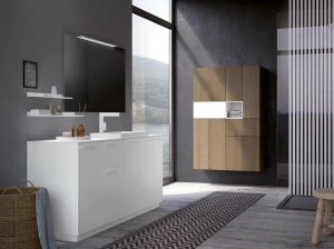 Archeda Тумба под умывальник из дерева с зеркалом Essenze