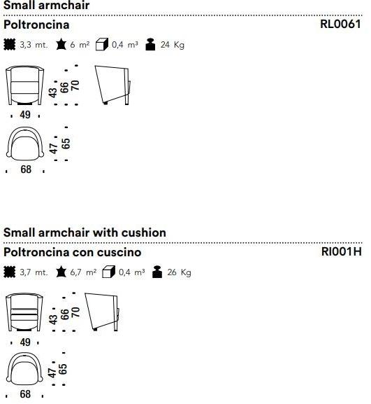 Moroso Кресло из ткани с подлокотниками Timeless sun-id-1368063 - Вид №3