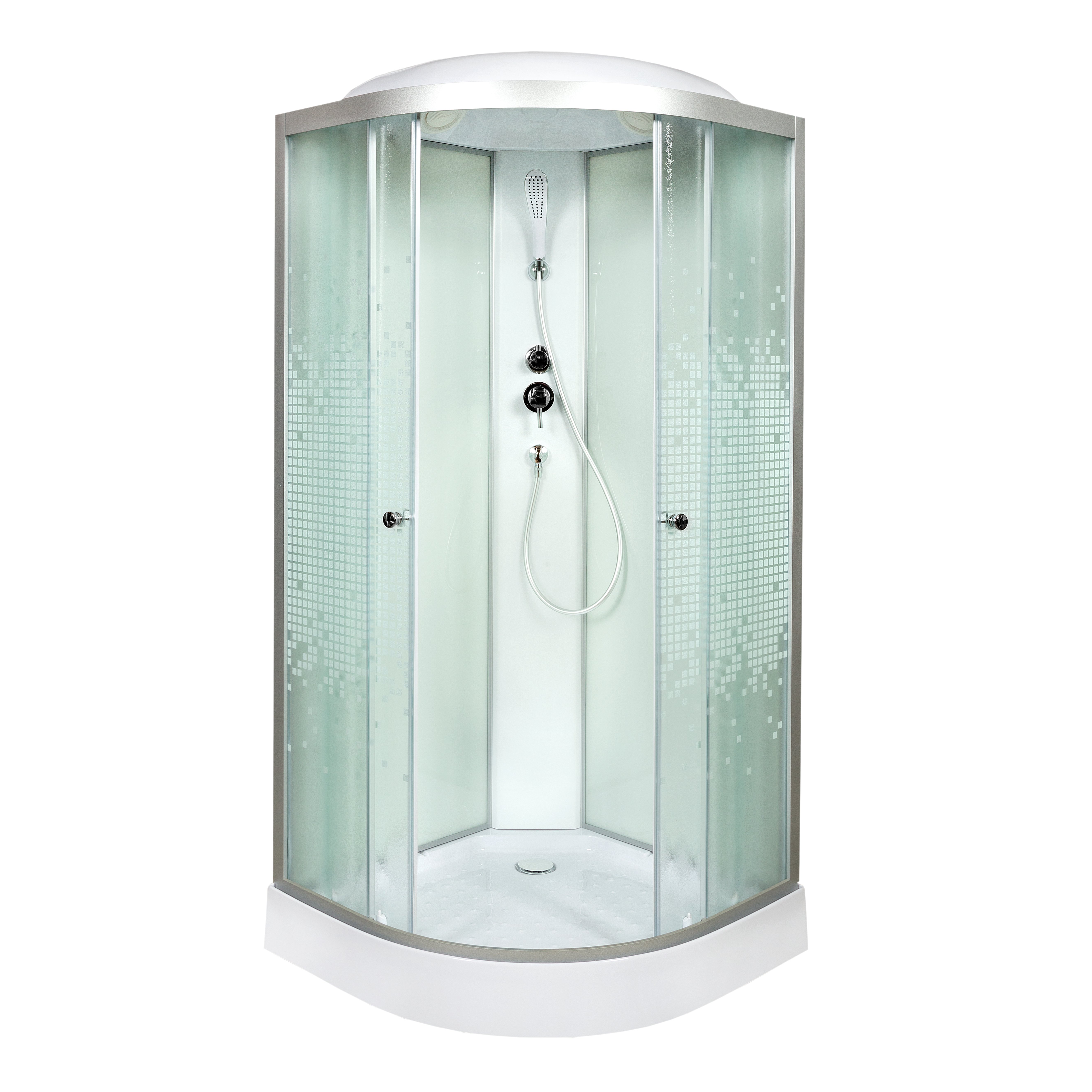 B09S LED BLACK Душевая кабина DETO Серия В L 908 стандартная - Вид №17