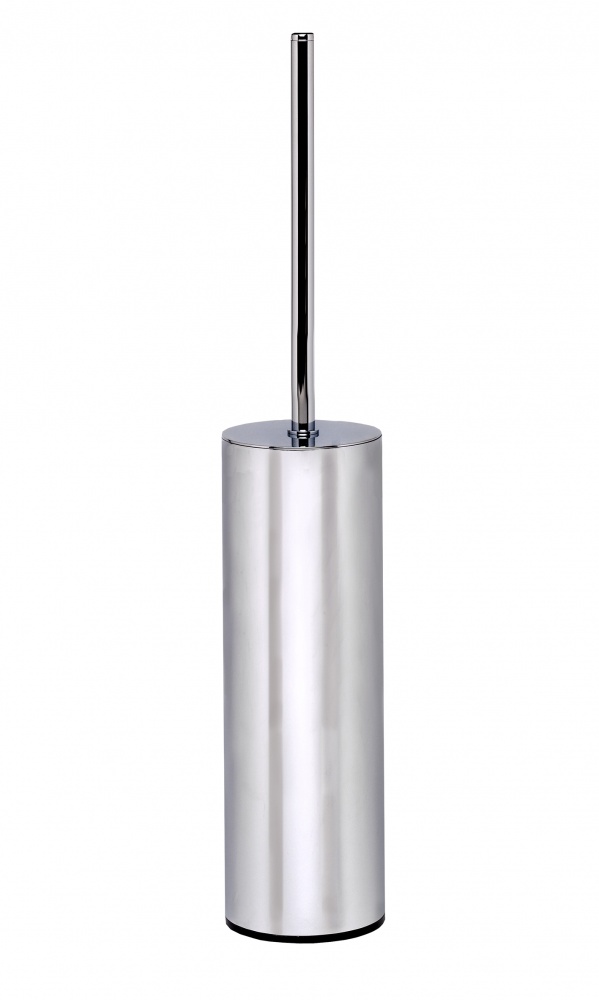 6519/MB Surya Metall, круглый настенный ерш с крышкой, цвет черный матовый