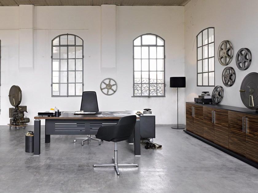 Sinetica Исполнительный угловой письменный стол из дерева Tao sun-id-1432620 - Вид №18