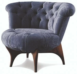 Vibieffe Стеганое кресло из ткани или кожи 440 victor