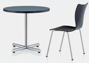 Brunner Круглый стол из hpl с основанием 4 звезды 2200