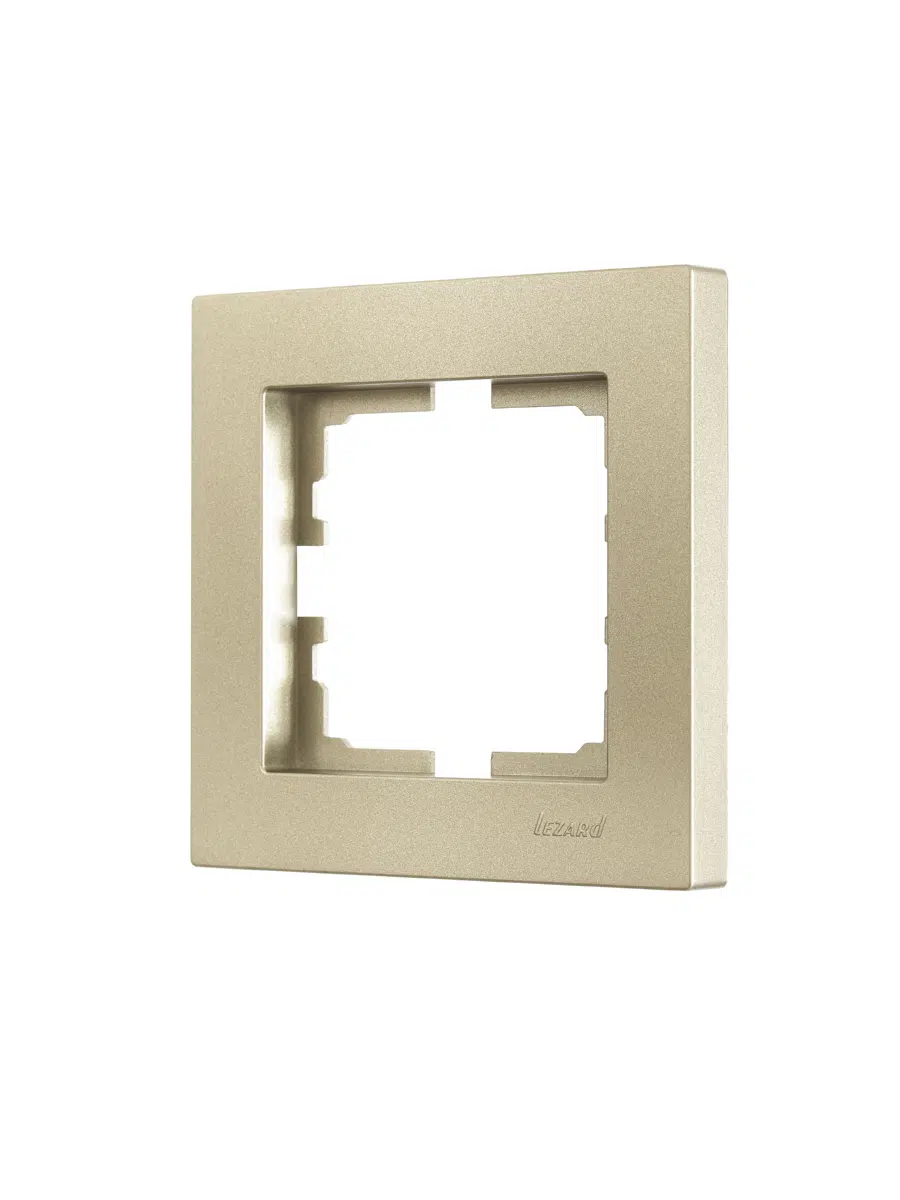 VESNA Рамка 1-ая горизонтальная без вст титан LEZARD 742-3700-146