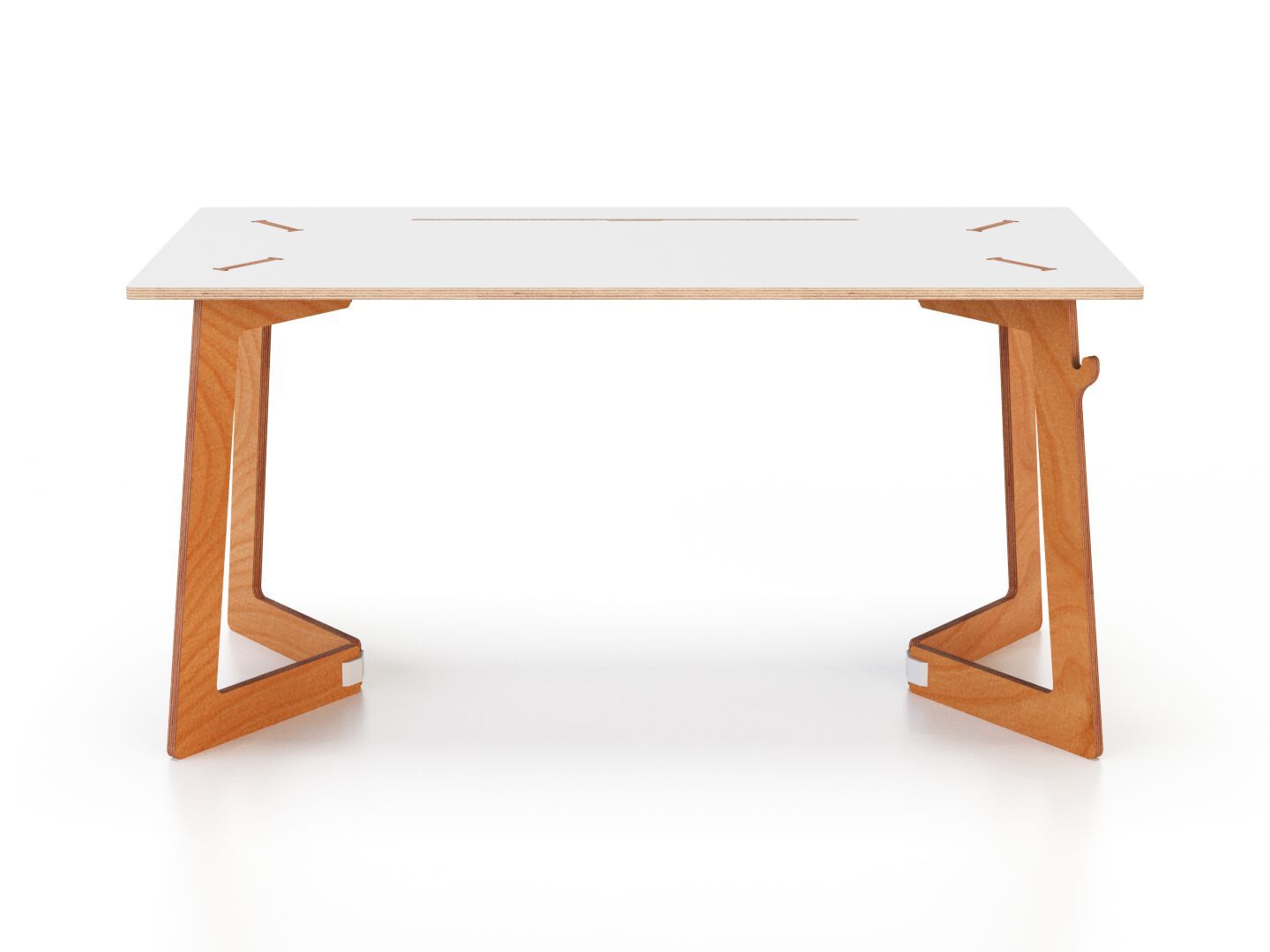 Прямоугольный рабочий стол с системой люверсов Esposit Karya ARCH-00077854 - Вид №3