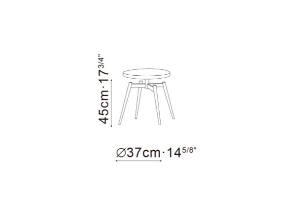 Низкая ткань мягкий стул CAMERICH BALLET ARCH-00150056 - Вид №2