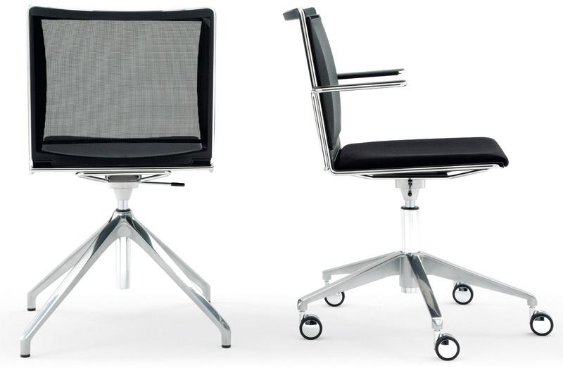 Diemmebi Регулируемое по высоте офисное кресло из 4-спицевого полипропилена S’mesh sun-id-1385208 - Вид №1