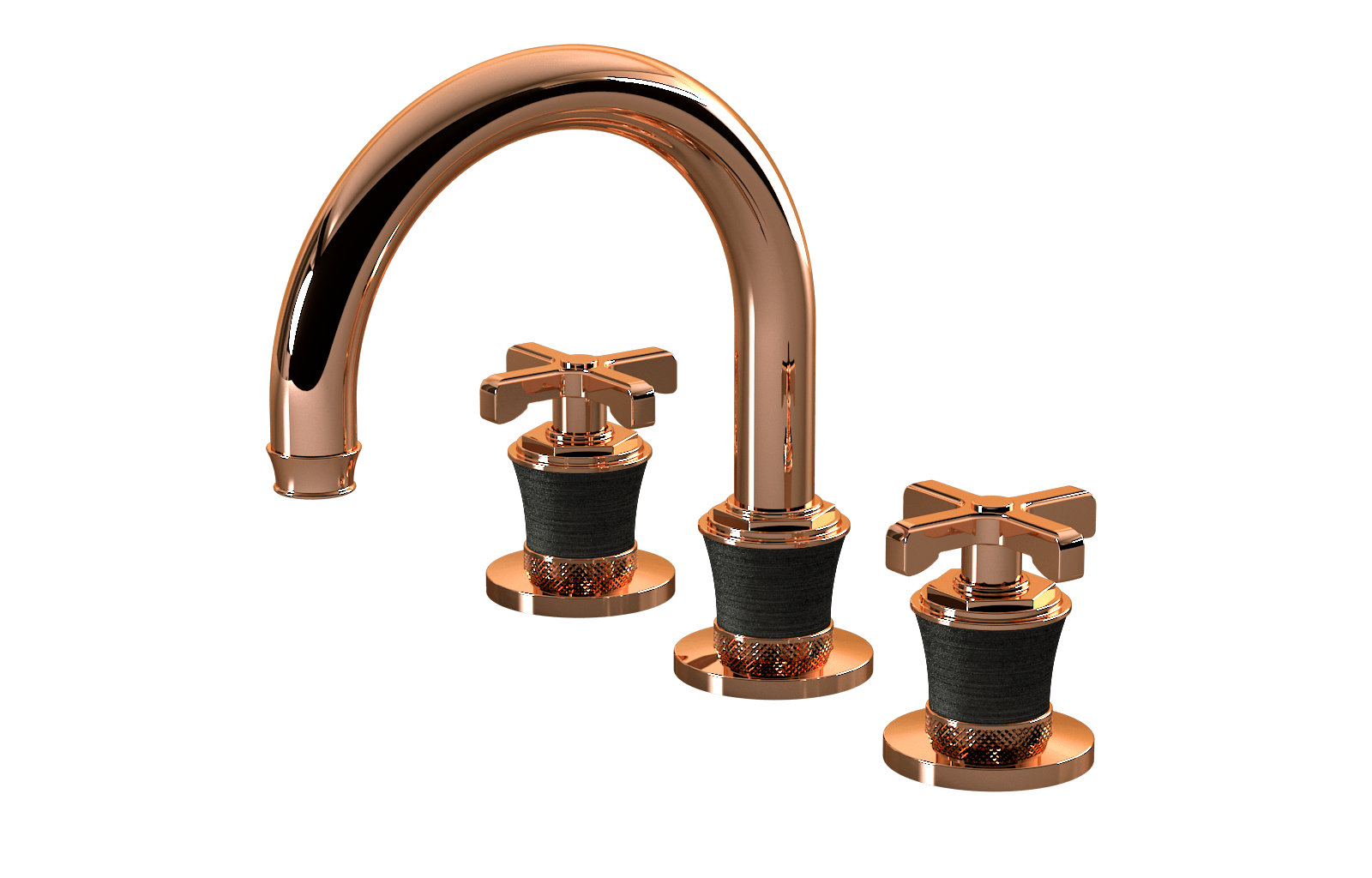 E-11612-R3BOX-C20B-RG Смеситель для умывальника на 3 отвертия GRAFF Vignola