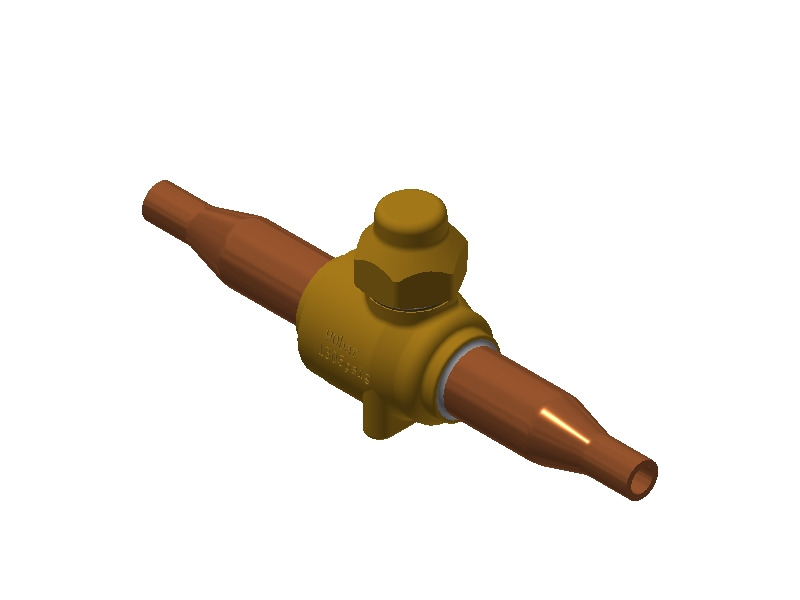 Danfoss GBCH — Запорные шаровые краны для CO2 90 бар GBC 12s H Кран запорный шаровой 009L7585  - Вид №3