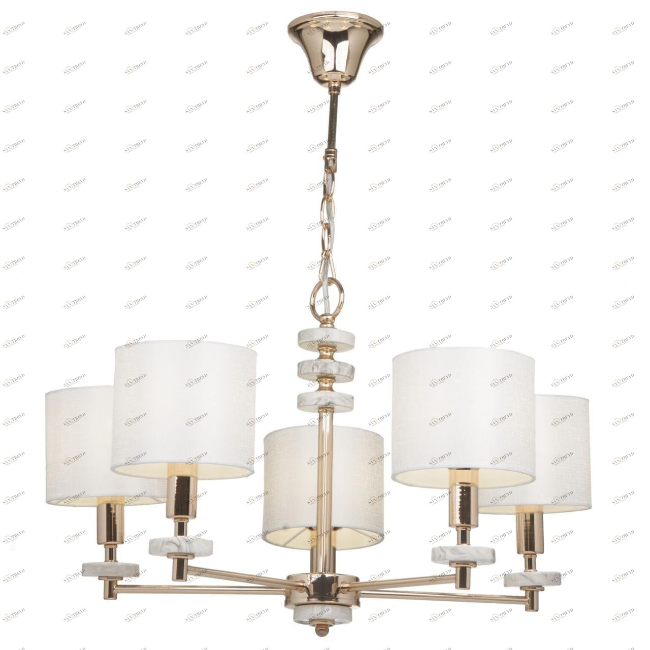 Подвесная люстра Freya Tiana FR5015PL-05G FREYA TIANA 312784 Кремовый 