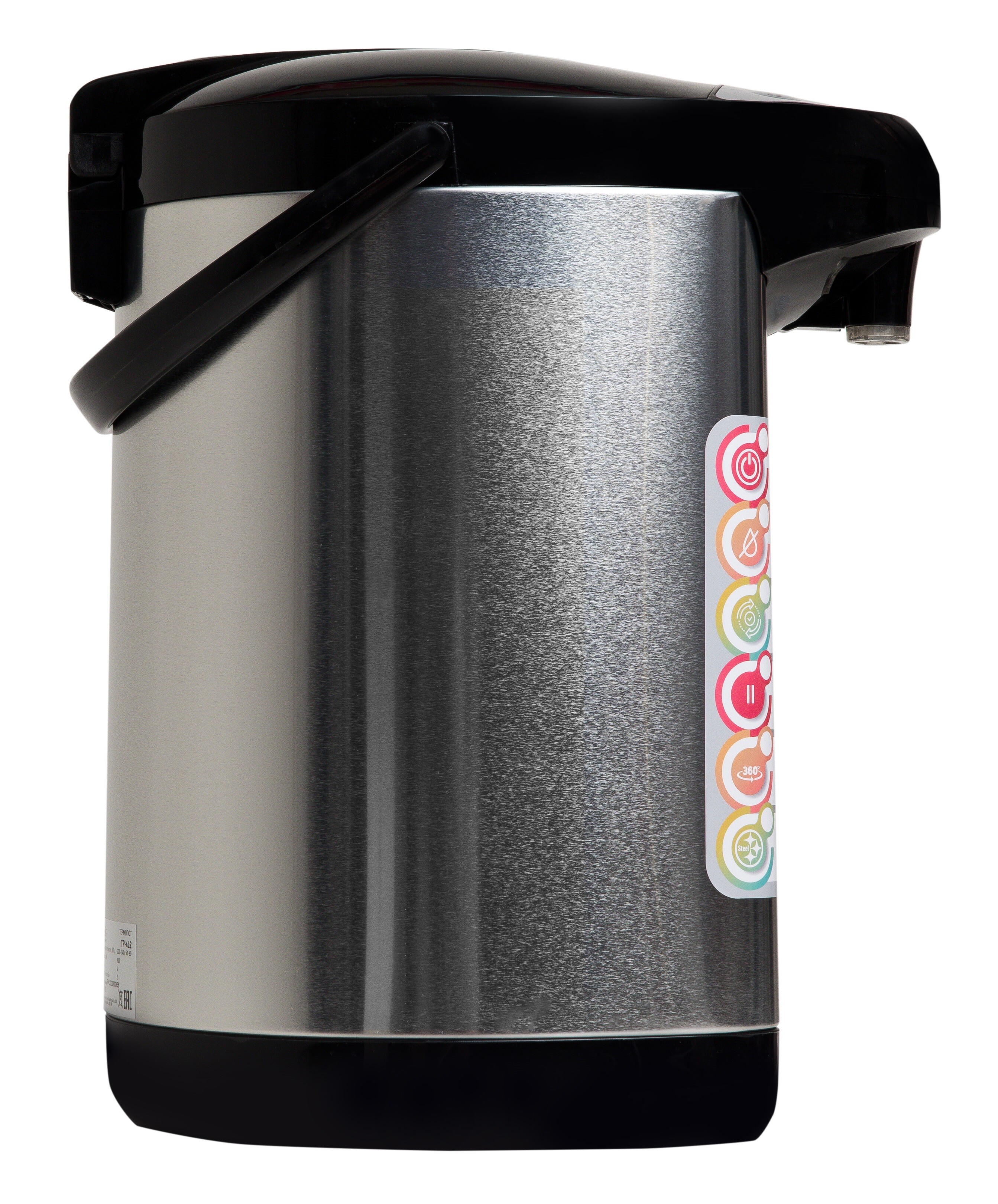 9135251 Термопот Oasis TP-4L2 серебристый STDN-0103528 - Вид №2