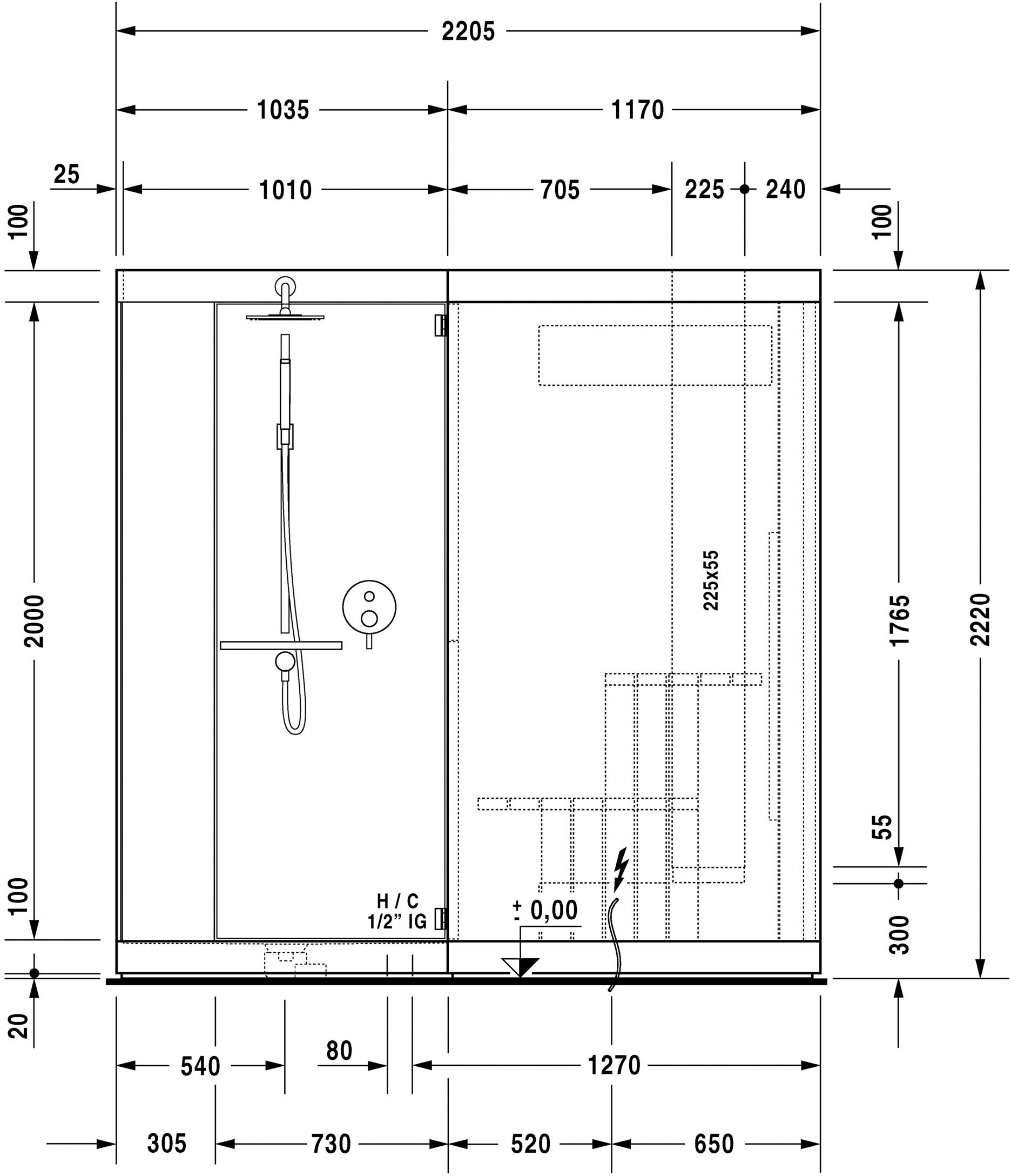 750322002011001 Сауна Inipi Ama, пристенный и угловой вариант Inipi #7503 2350 x 2205 x 2220 мм
Исполнение: белый глянцевый (декор) Белый глянцевый декор Duravit  - Вид №4