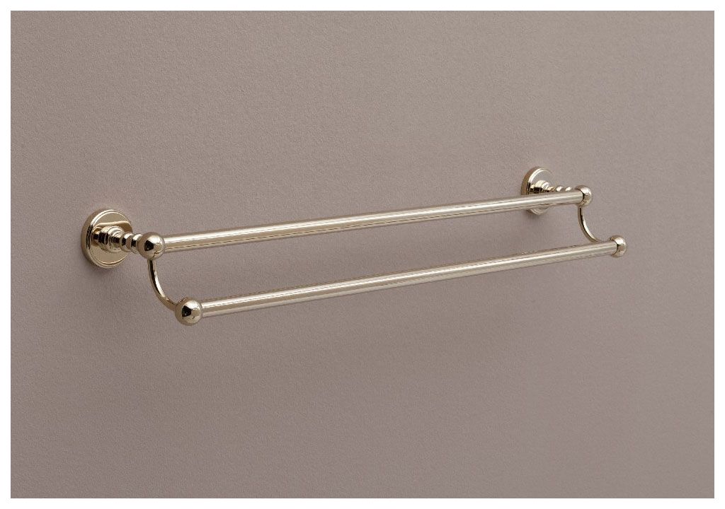 Держатель для полотенец Aquanet 4624D, золото (60 см, двухрядный)  - Вид №1