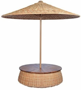 cbdesign Круглый зонт со столом Carribean N860n1