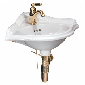 CS-LI-071 Подвесная раковина настенная овальная Traditional Bathrooms Liverpool белая