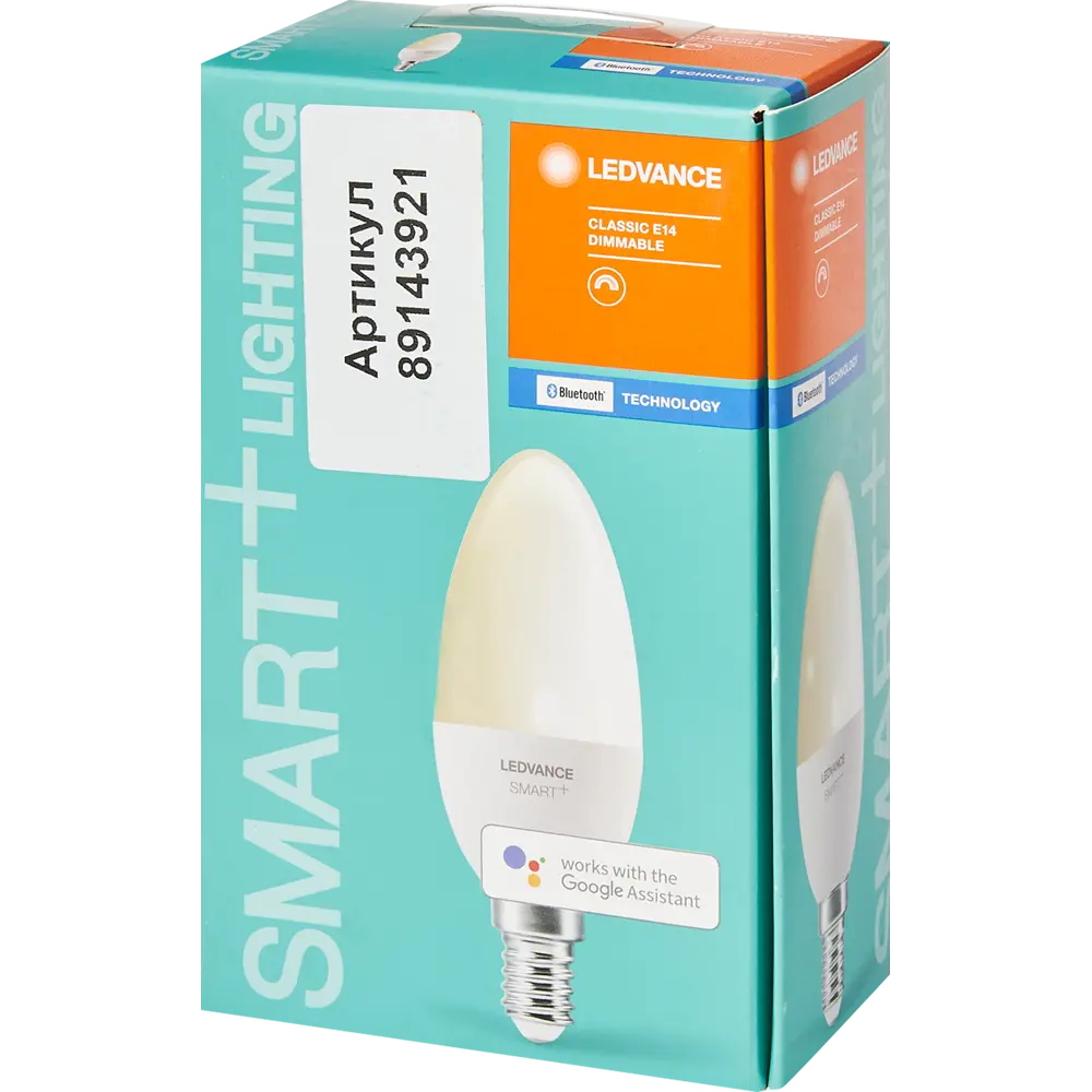 Лампа умная светодиодная Osram Smart Plus E14 220-240 В 5 Вт свеча матовая 470 лм теплый белый свет 89143921 STLM-2100415 LEDVANCE  - Вид №3