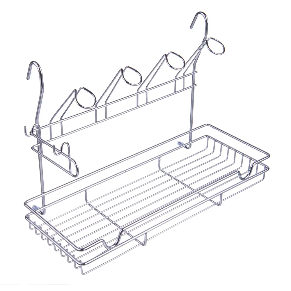 Полка комбинированная Delinia 395х190х270 мм цвет хром STLM-2079892