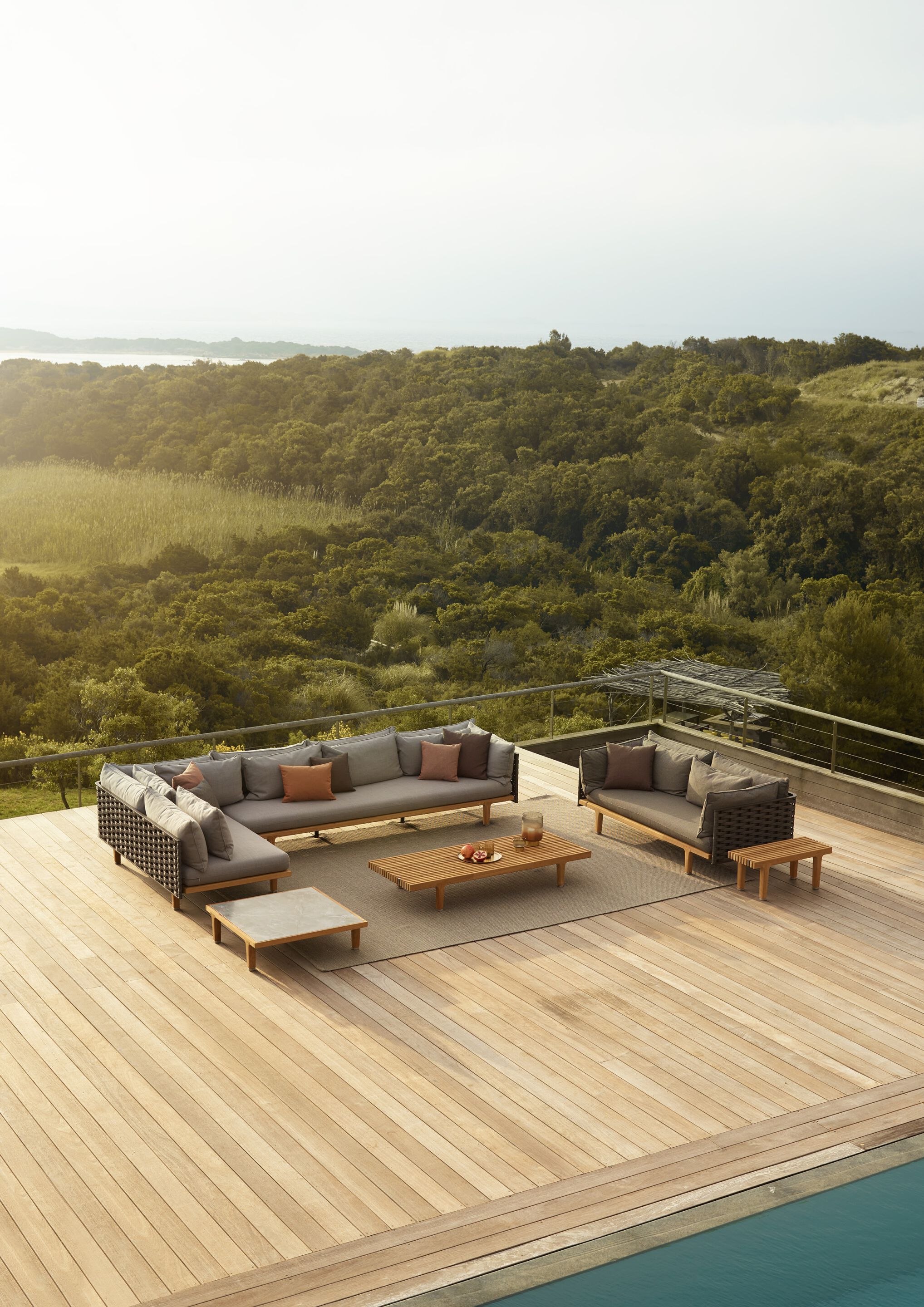 4-местный тканевый садовый диван DEDON SEALINE ARCH-00102421 - Вид №2