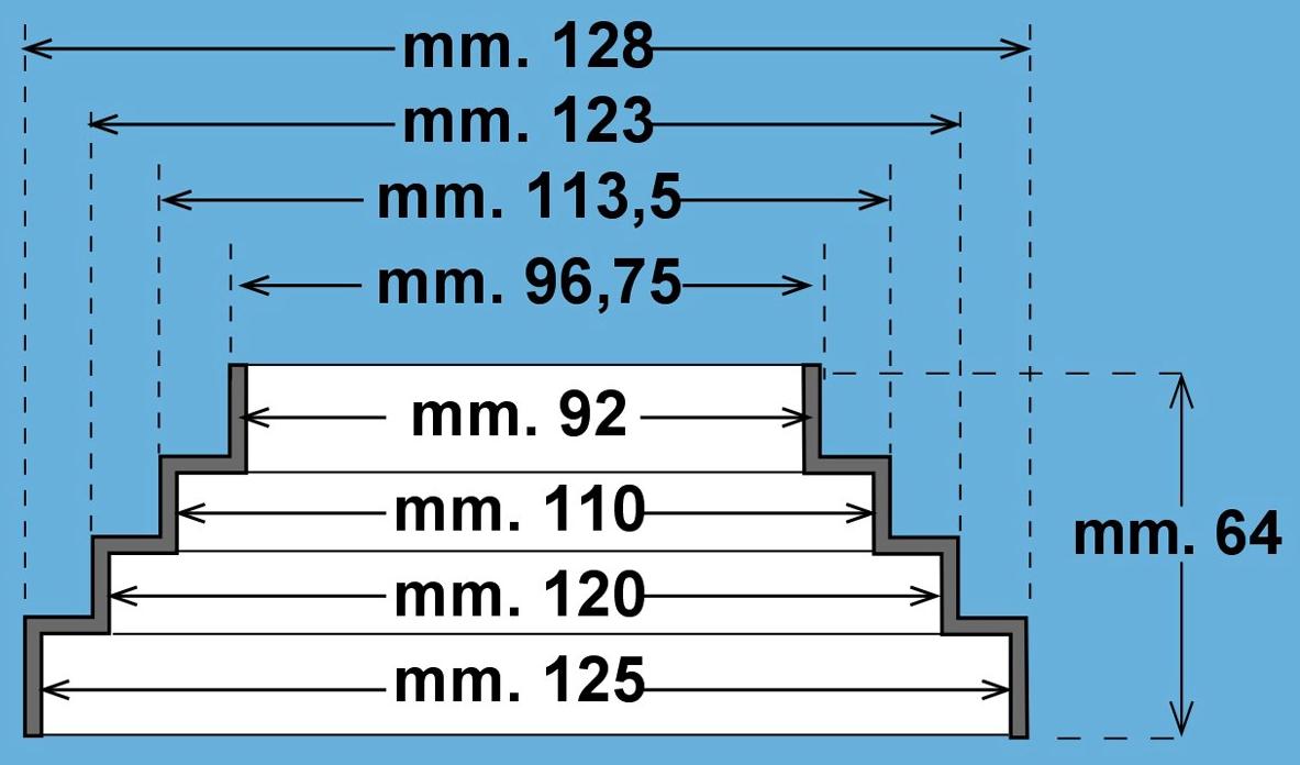 First Corporation Редукционный конус в абс La ventilazione Crc96b - Вид №1
