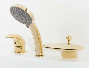 Каскадный смеситель ALPEN Niagara Delux золото