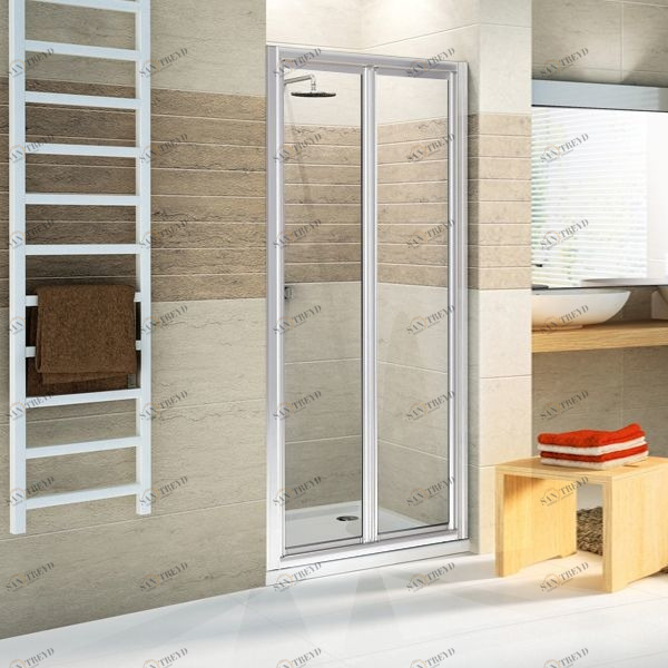 Novellini. Двери в нишу 78 см S с серебристым профилем STAR NSTARS721B