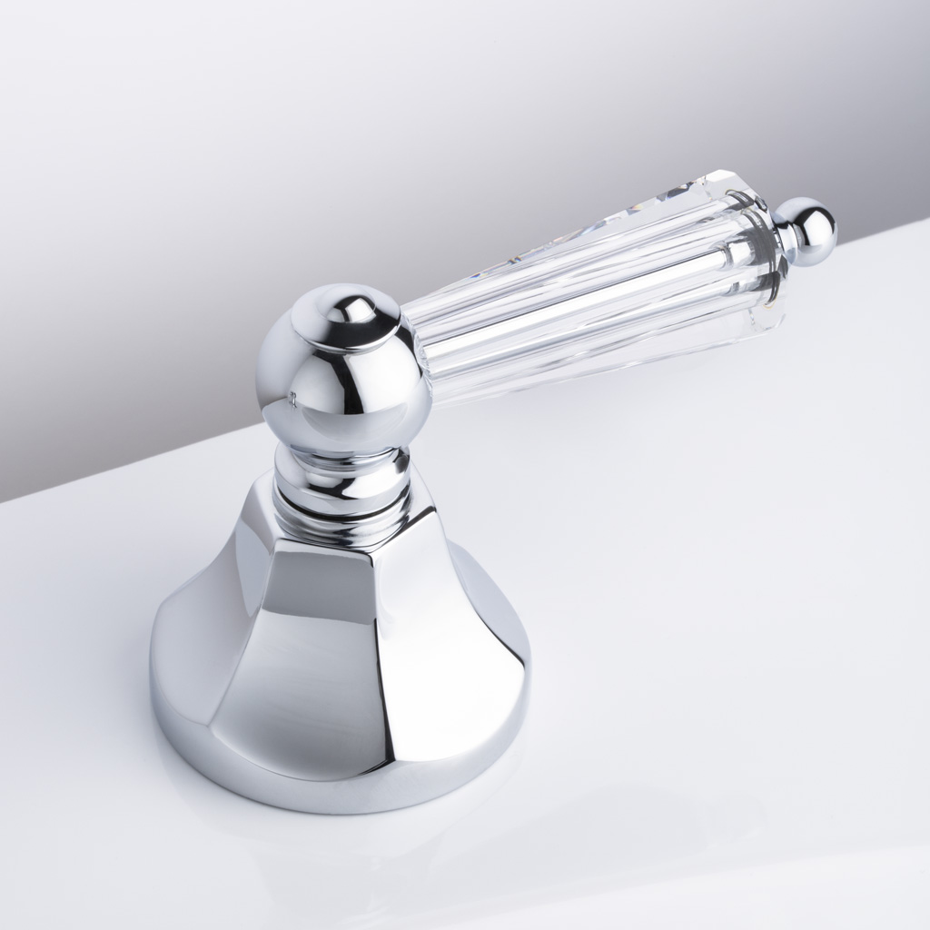 C09-2R1 C09-2R1 Комплект круглых накладок ШАРЛЕТИ С РЫЧАГАМИ Cristal & Bronze CHARLÉTY À MANETTES II  - Вид №1