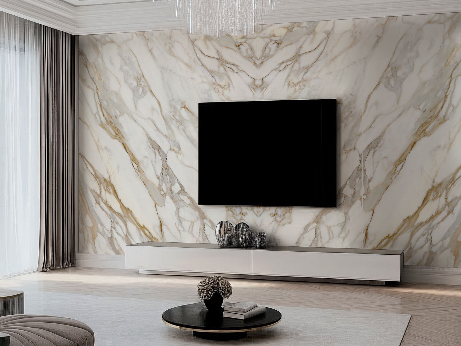 Ультратонкая алюминиевая декоративная панель Tecnografica CALACATTA BORGHINI ARCH-00153352