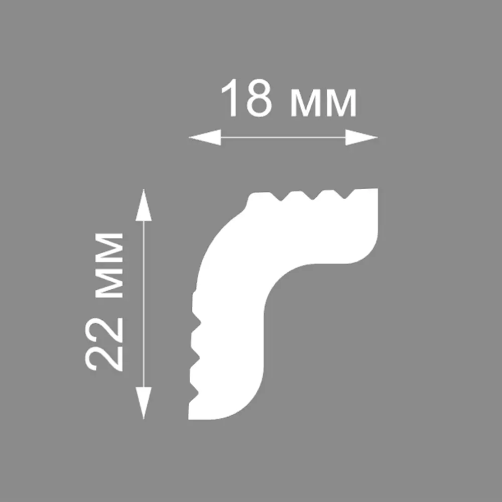 Потолочный плинтус FORMAT 03006E для элегантного завершения интерьера 89338240 STLM-0825847 - Вид №2