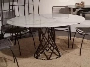 F.lli Orsenigo Круглый стол из каррарского мрамора