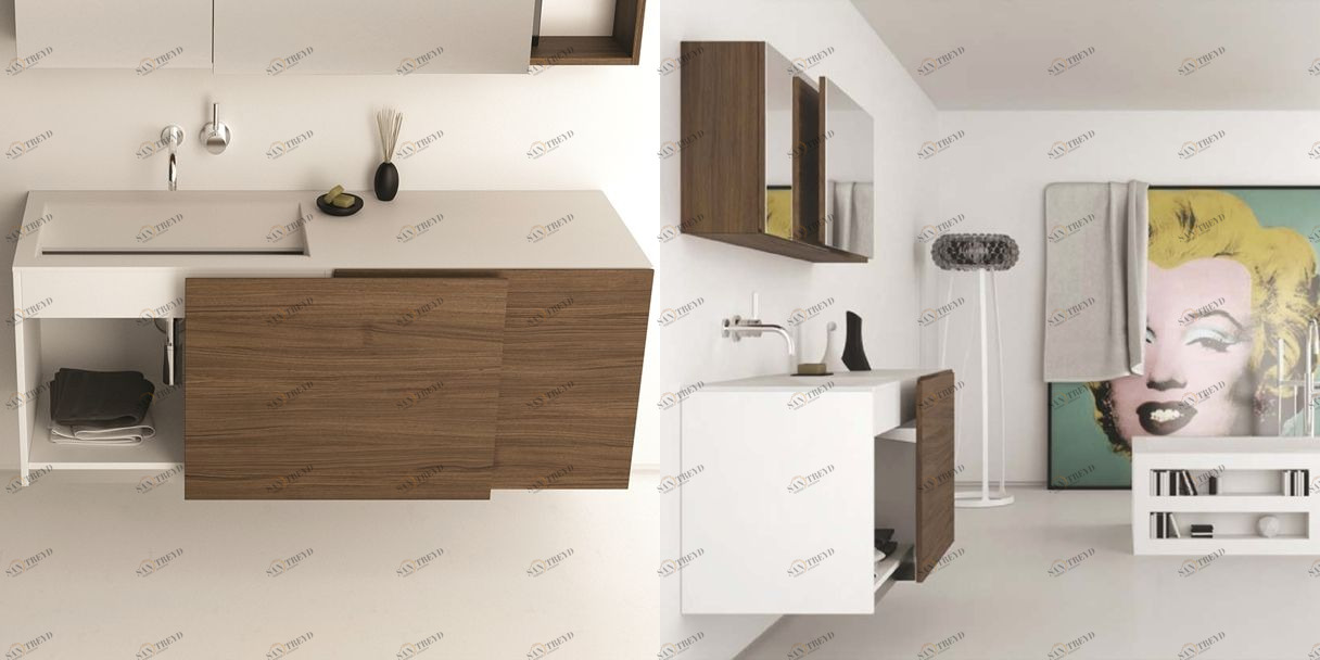 PMH03140 Накладная раковина под столешницу  овальная MOMA Design Planar Module Horizontal