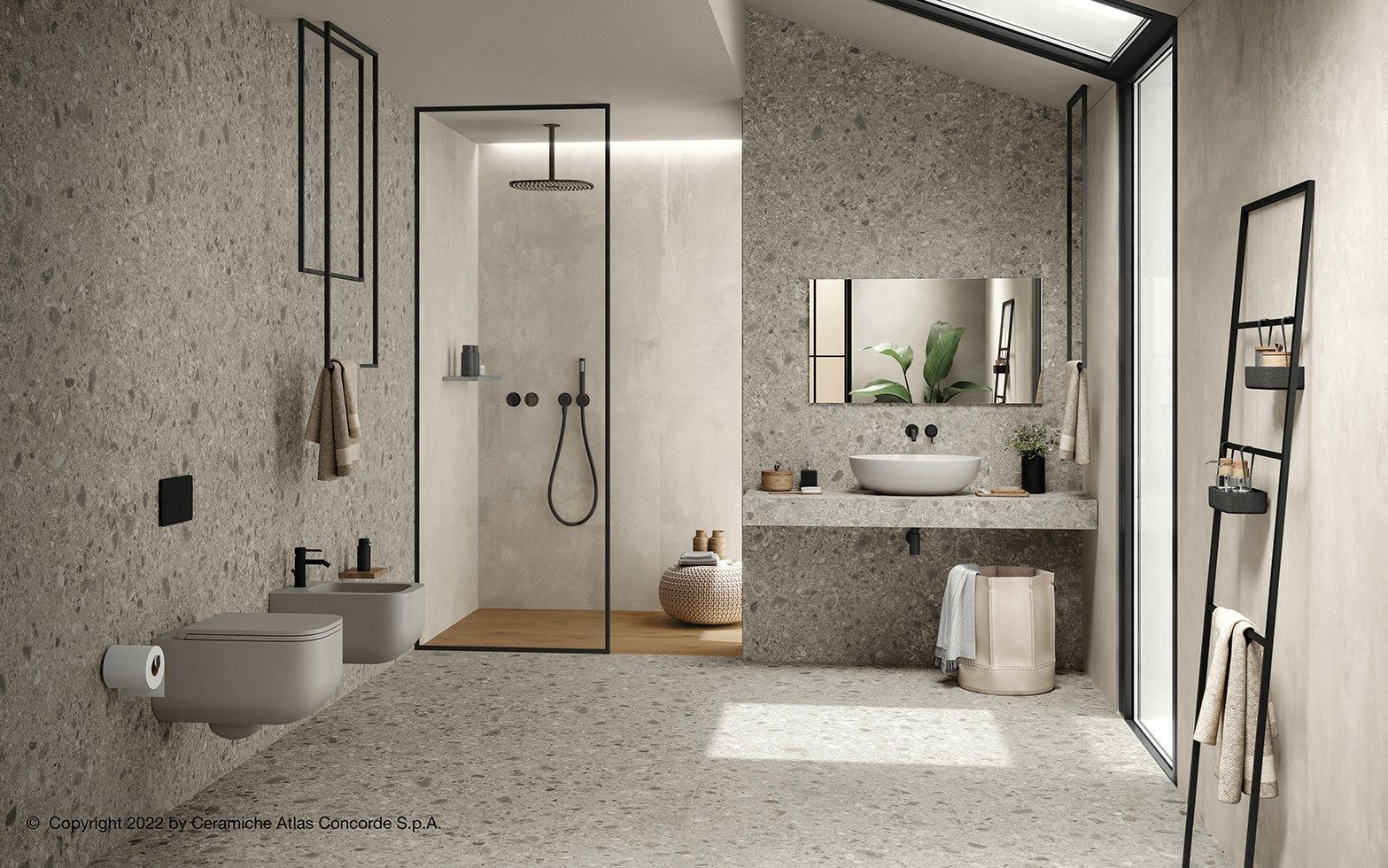 Пол / облицовка керамогранита с эффектом камня для внутреннего и наружного применения Atlas Concorde Boost Mix ARCH-00023665 - Вид №27