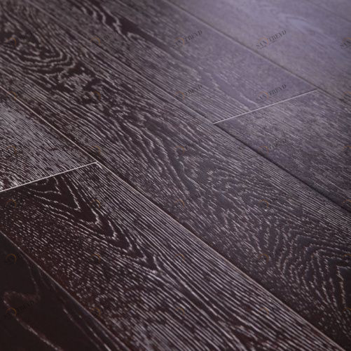 Паркетная доска Parquet Life Нуар Дуб Натур с брашью (Текстурированная) 400-1200х125 мм 2700200008