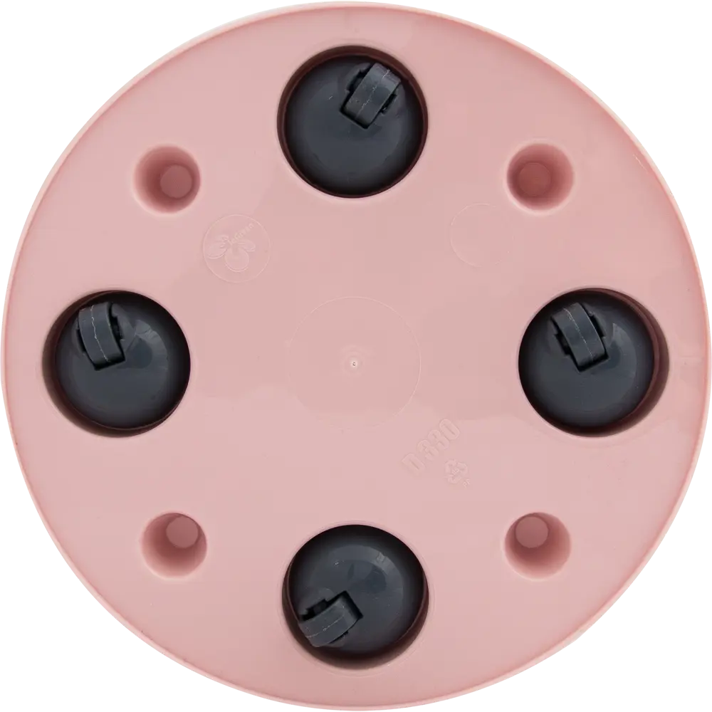 Горшок цветочный Ingreen Фиджи ø33 h30.5 см v16 л пластик розовый STLM-2130870 - Вид №2