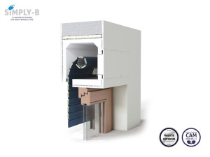 Сборный мусорный контейнер для рольставней