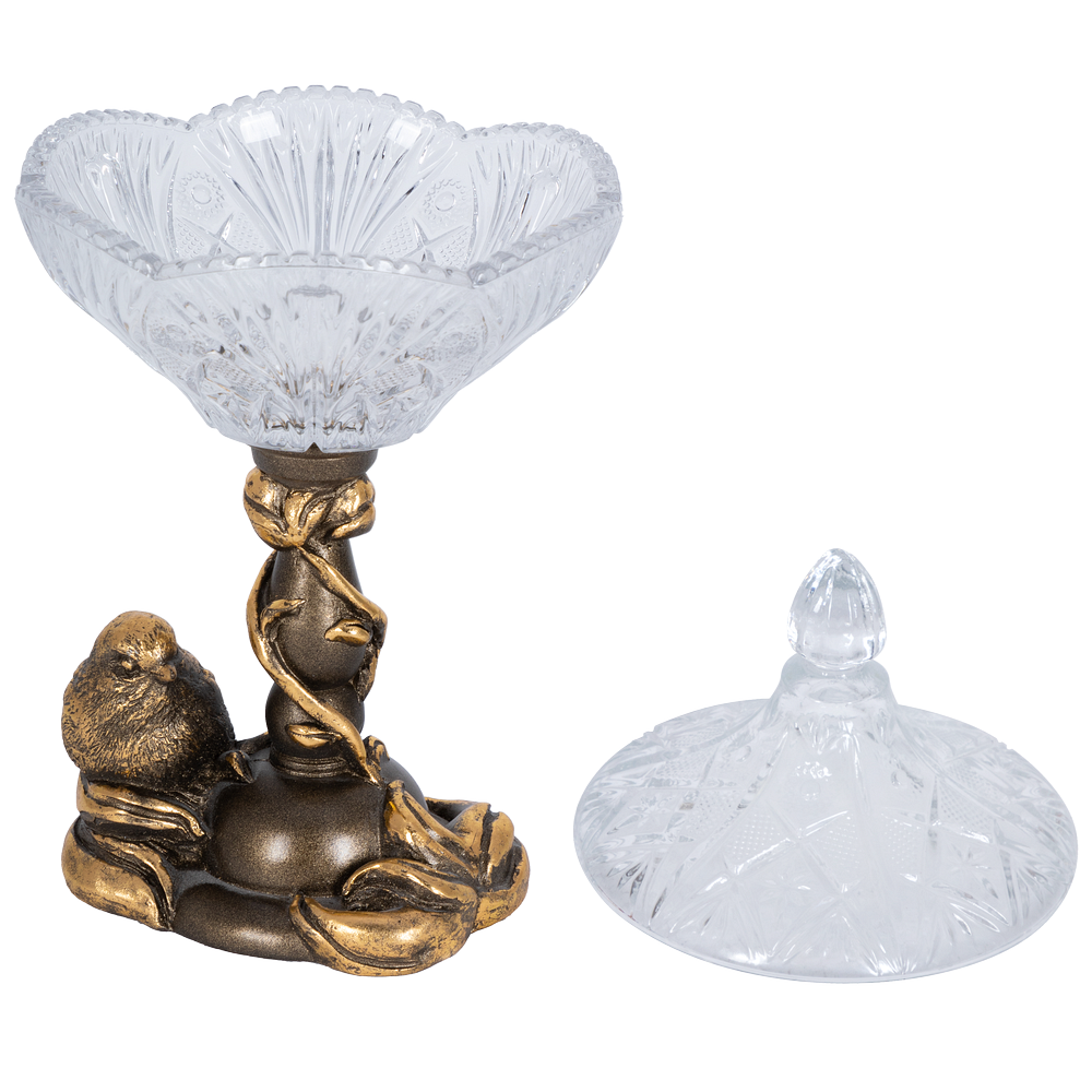 52109 Фруктовница-конфетница Зарничка Свитти Бронза BOGACHO  - Вид №8