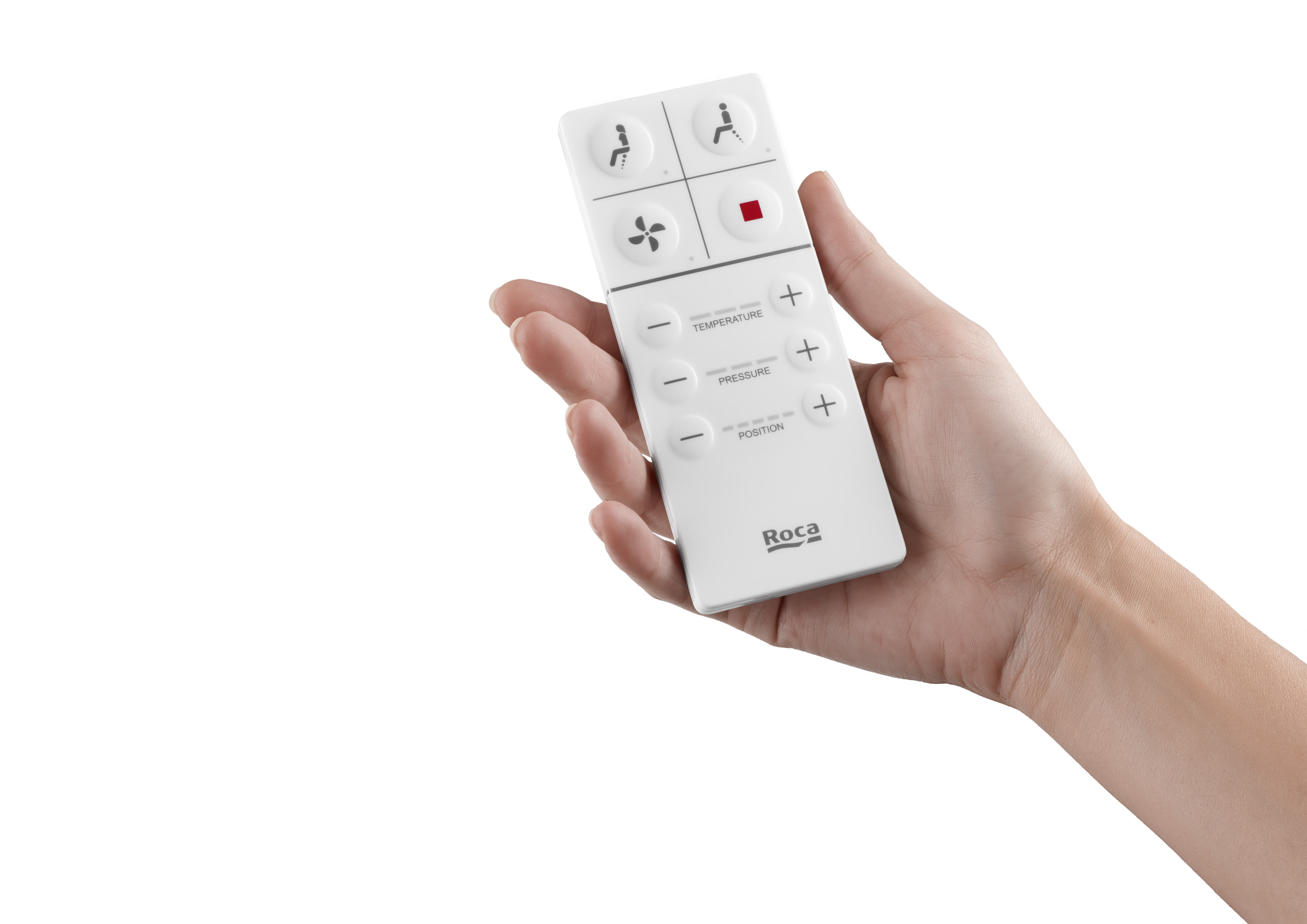 A803063001 In-Wash® - настенный умный унитаз без ободка со встроенным бачком. В комплекте крышка и сиденье. Вам нужна сетевая розетка. ROCA Inspira  - Вид №1