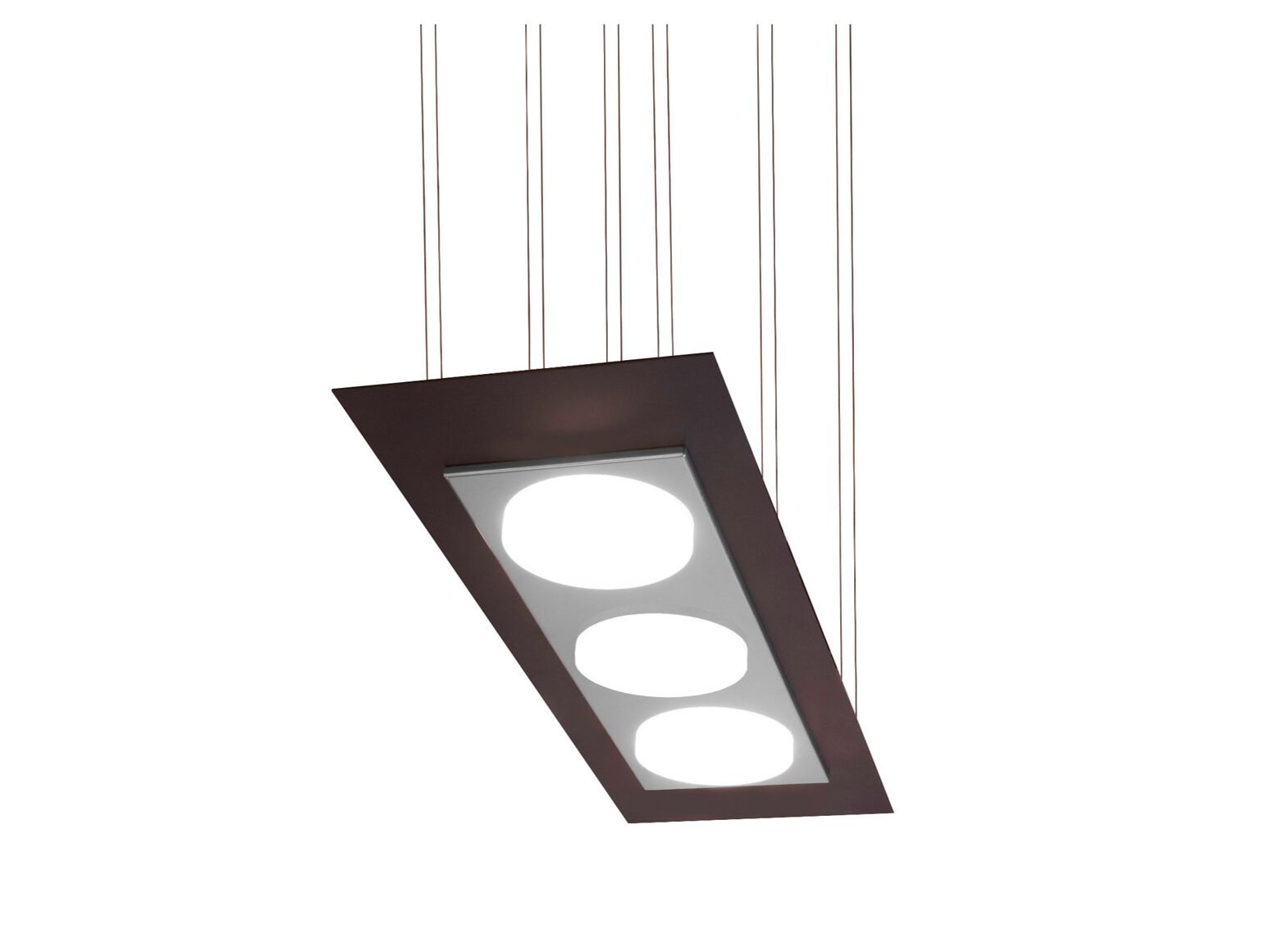 Металлический светодиодный подвесной светильник Lampex Italiana Flat ARCH-00142959 - Вид №1