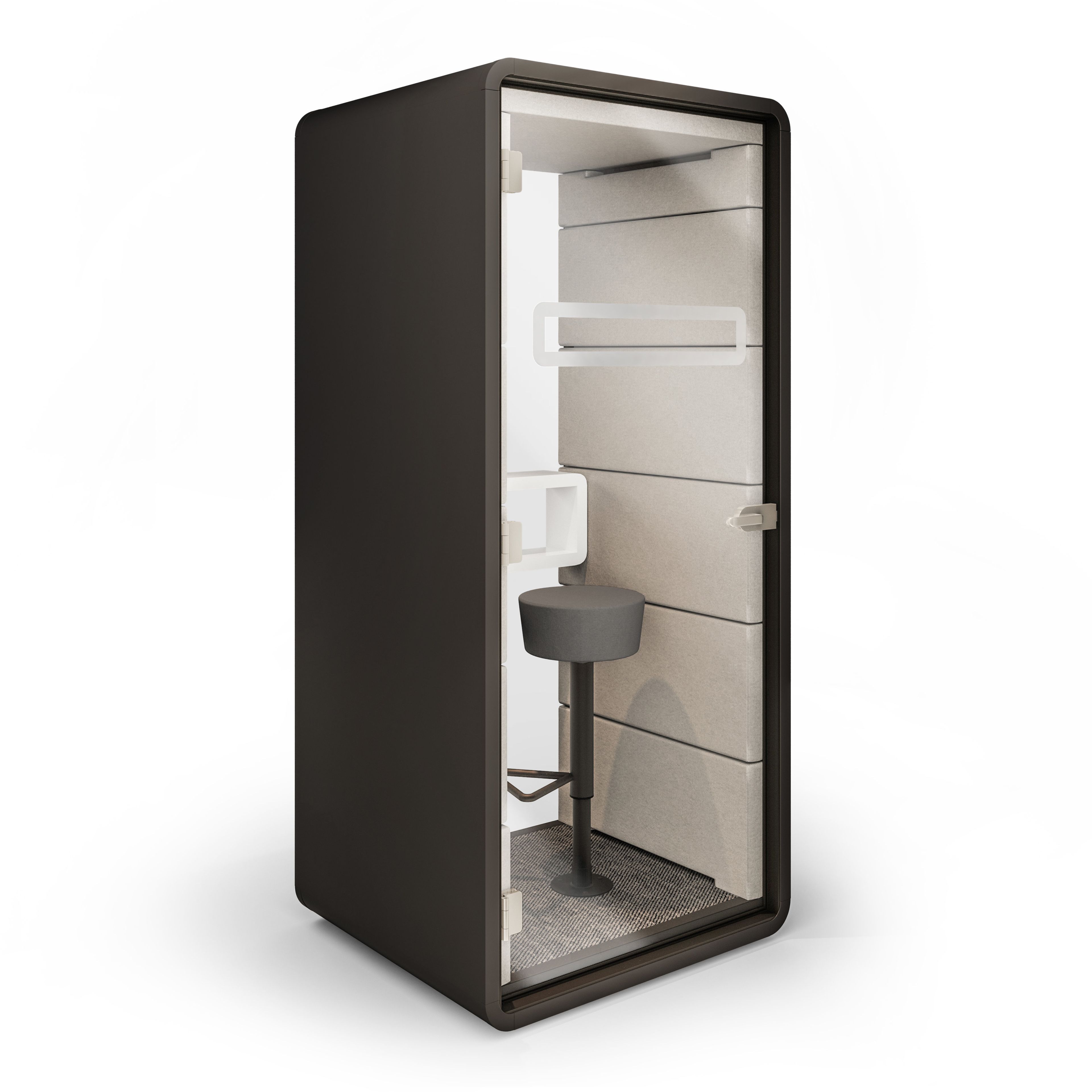 Одноместная акустическая офисная кабина со встроенным освещением Mikomax Smart Office Hushoffice ARCH-00139656 - Вид №47