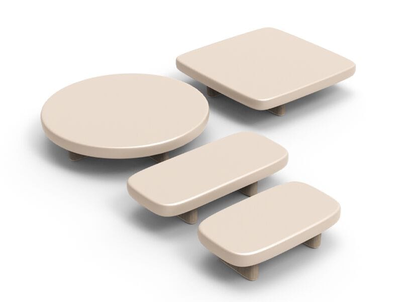 Круглый низкий садовый столик Vondom Milos ARCH-00119598 - Вид №1