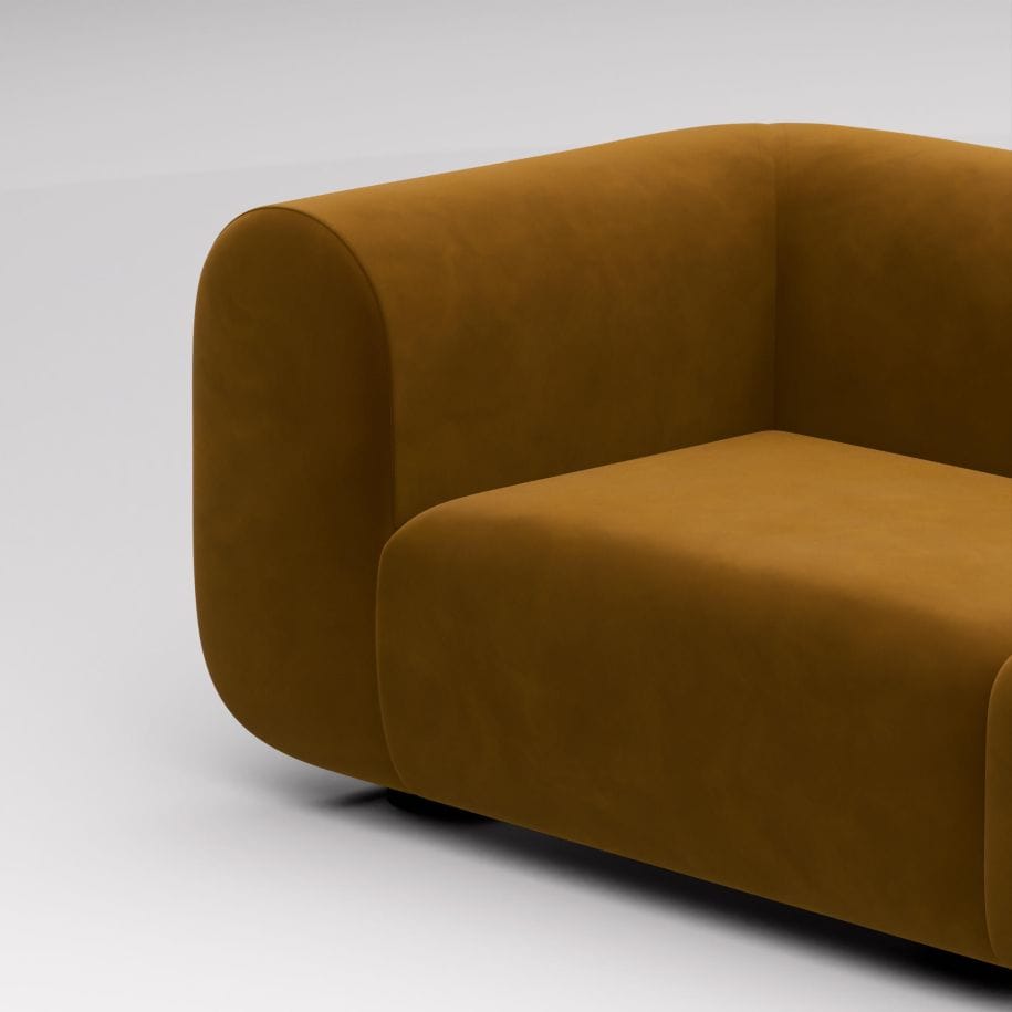 5-местный модульный тканевый диван Tom Dixon Plump sofa ARCH-00106377 - Вид №7