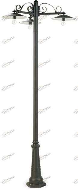SOVIL Садовый светильник из литого алюминия Antique 885/16-886/16-887/16