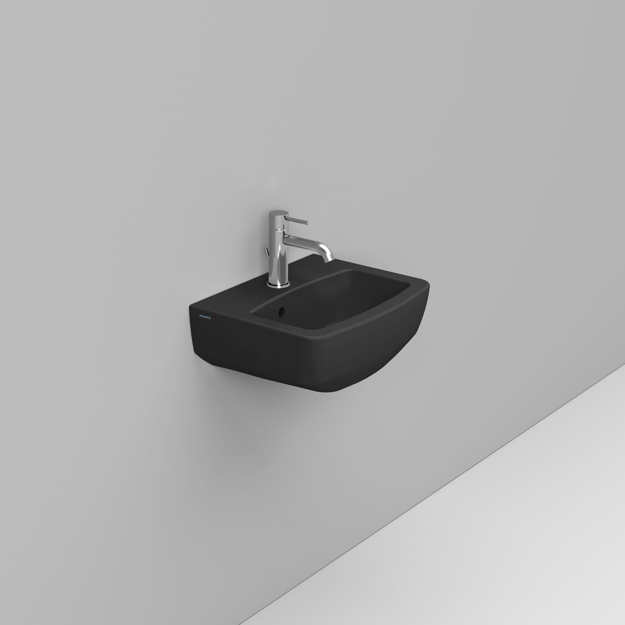 Керамическая подвесная прямоугольная раковина с переливом Ceramica Dolomite Mia ARCH-00118032 - Вид №3