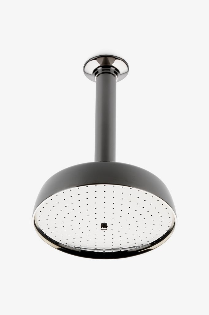 PTSH72 .25 Потолочная 8-дюймовая душевая розетка, рычаг и фланец Waterworks 