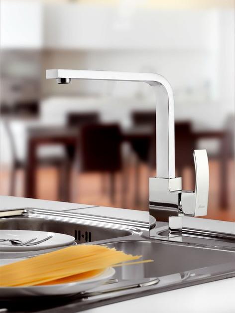 Rubinetterie Mariani Смеситель для кухни на столешницу, хромированный, на одно отверстие Marte 570/ma - Вид №1